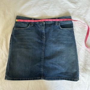 EUC J.Crew denim miniskirt, 8 $20